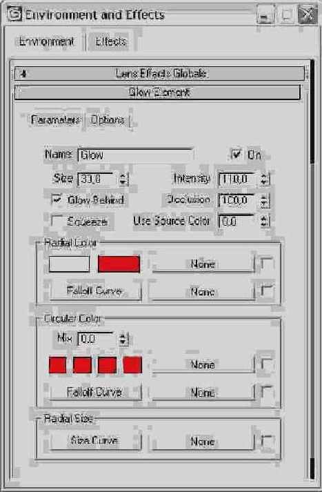 . 15.56.  Parameters  Glow Elements      